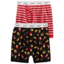 Kit Cueca Infantil Com 2 Unidades Importado carters