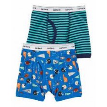 Kit Cueca Infantil Com 2 Unidades Importado carters