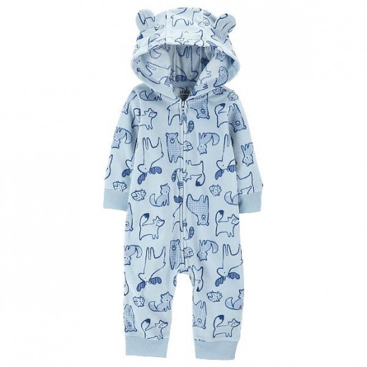 Macacão Para Menino Manga Longa Micro Fleece Child Of Mine Carters