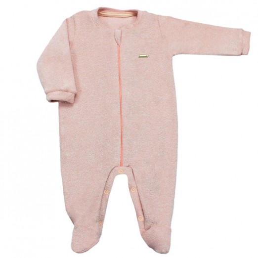 Macacão Bebê Para Menina Em Algodão Egípcio Rose Mini Bear M