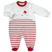 Macacão Bebê Branco Baby Fashion RN