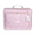 Mala Infantil VIntage Para Bebê Com Saquinhos Maternidade Manhattan Rosa Masterbag