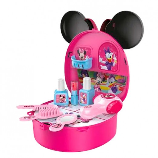 Brinquedo Infantil Maleta com Alça Minnie Cabeleireira Multikids