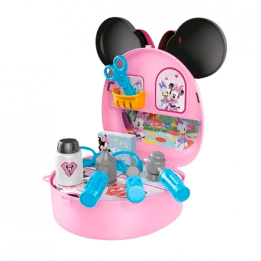 Brinquedo Infantil Maleta Com Alça Minnie Médica Multikids