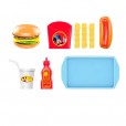 Brinquedo Infantil Maleta Mickey Hamburgueria Multikids