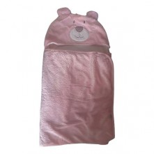 Manta Infantil De Pele Eloa Rosa Beth Bebe