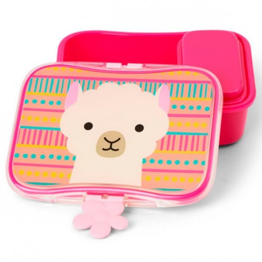 Kit Lanche Infantil Com Divisória Lhama Skip Hop