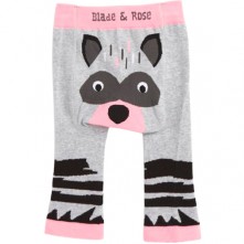 Meia Calca Legging Guaxinim Tamanho: 6 A 12 meses Blade and Rose 