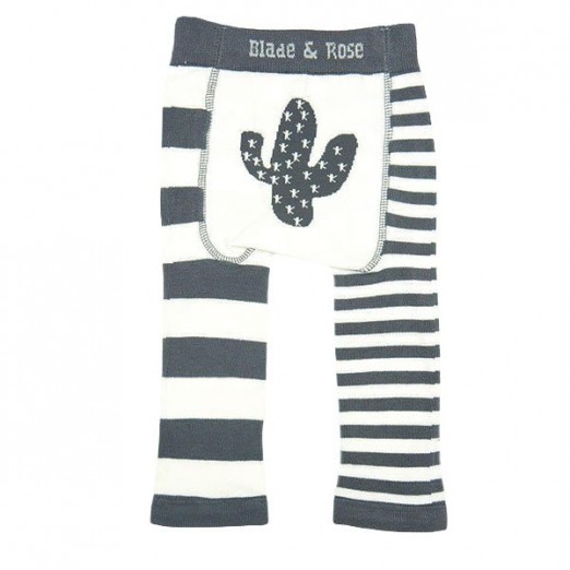 Meia Calça Infantil Legging Cactus Tamanho: 6 A 12 Meses Blade And Rose