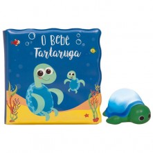 Kit livrinho de banho e tartaruguinha buba