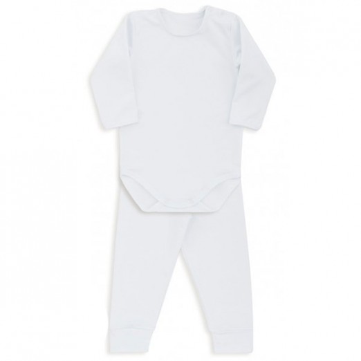 Conjunto Térmico Body Para Bebê Branco Tam G Dedeka