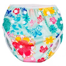 Fralda de Piscina Infantil Floral M Comtac