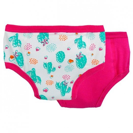 Kit calcinhas desfralde cactus eco babies - gg