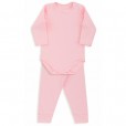 Conjunto Térmico Body Para Bebê Rosa Tam P Dedeka