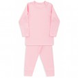 Pijama Manga Longa Infantil Feminino 1 Anos Thermo Dry Rosa Dedeka