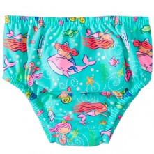 Fralda de Piscina Infantil Sereia Swim Time