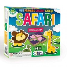 Meu Primeiro Quebra Cabeça Safari Pais & Filhos