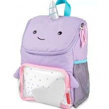 Mochila Infantil Escolar Baleia Narval Skip Hop Lilás