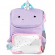 Mochila Infantil Escolar Para Menina Tema Baleia Narval Skip Hop Lilás