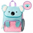 Mochila Infantil Escolar Para Menina Tema Koala Skip Hop Azul e Rosa