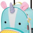 Mochila Infantil De Rodinha Para Menina Unicórnio Azul Skip Hop