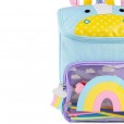 Mochila Infantil Escolar Para Menina Unicórnio Skip Hop Azul