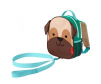 Mochila Infantil Com Guia Cachorro Pug Skip Hop