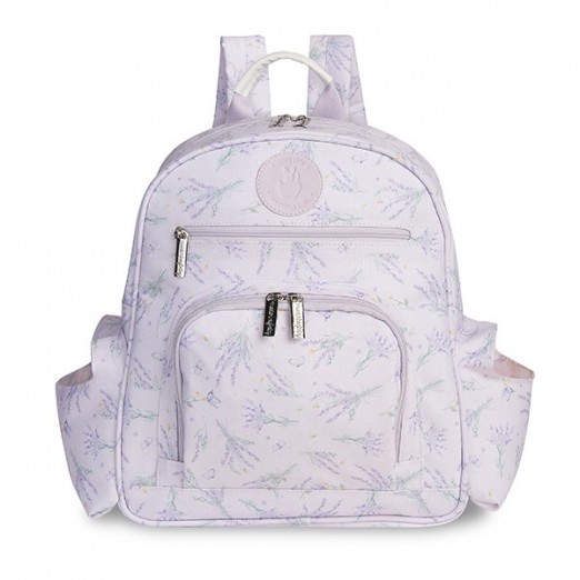 Mochila Infantil Maternidade Noah Floral Lavanda Masterbag