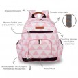 Mochila Infantil Maternidade Noah Manhattan Masterbag Rosa