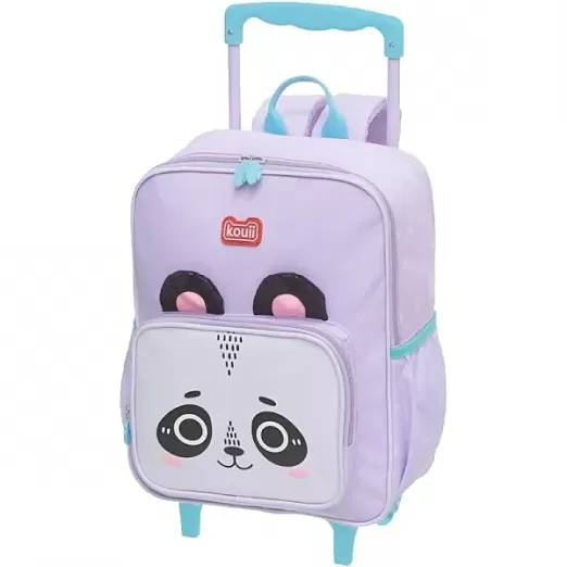 Mochila de rodinhas Filhote de Panda Kouii