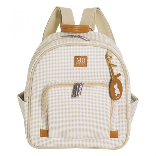 Mochila Infantil Para Maternidade Marfim Masterbag Baby