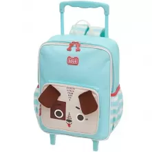 Mochila de Rodinhas Infantil Filhote Cachorro Kouii