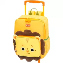 Mochila de Rodinhas Infantil Filhote Leão Kouii