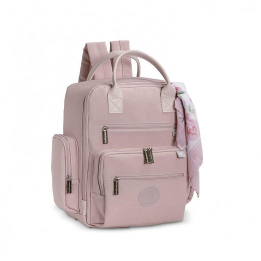 Mochila Urban Flora Rose Bolsa Maternidade Bebê Masterbag