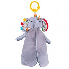 Naninha Infantil Elefante Balibazoo Cinza 