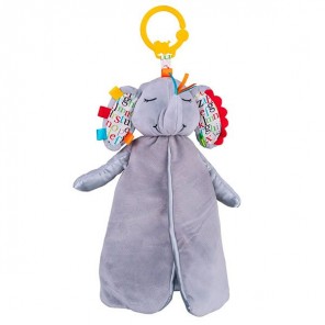 Naninha Infantil Elefante Balibazoo Cinza 