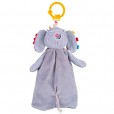 Naninha Infantil Elefante Balibazoo Cinza +2M