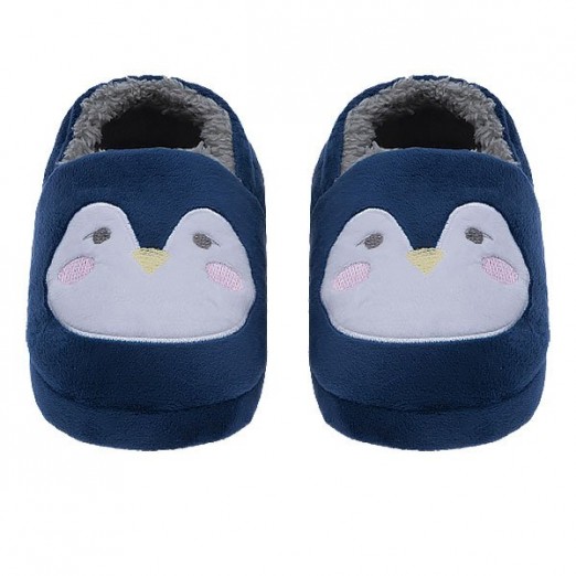 Pantufa Infantil Tamanho 30 E 31 Masculino Azul Escuro Pimpolho