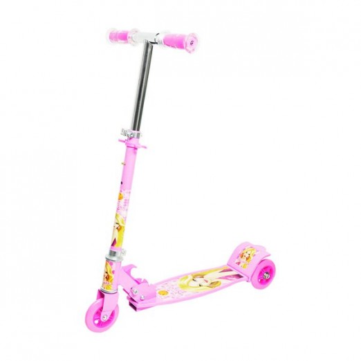 Patinete Infantil Radical Top Com 03 Rodas Rosa DM Toys