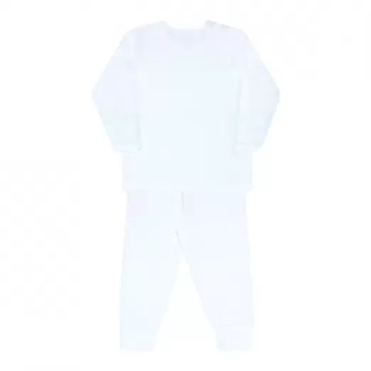 Pijama Thermo Dry Infantil Calça e Blusa Branco 8 Anos Dedeka