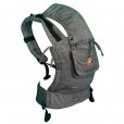 Mochila Ajustável Bebê Sarja Cruzada Black Portbaby