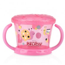 Porta Lanches Decorativo Rosa Nuby