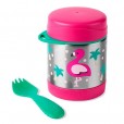 Pote Térmico Infantil Para Alimentos Com Talher Flamingo Skip Hop