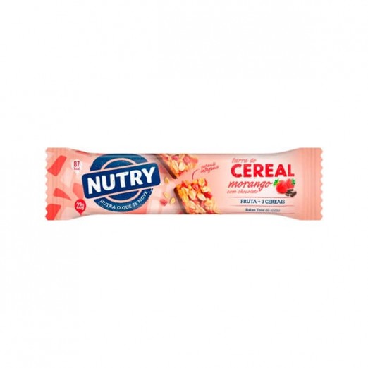 Barra De Cereal Nutry Frutas Vermelhas Unidade 22g