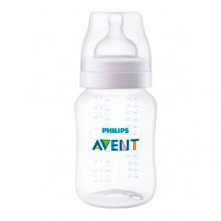 Mamadeira Anticólica Transparente 260ml Avent