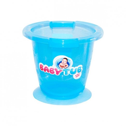 Banheira balde terapeutico BabyTub Ofurô para Bebê 0 a 6 Meses Azul