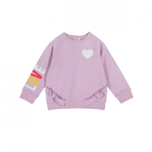 Blusa Manga Longa Infantil Feminina Lilás 6 Anos Chicco