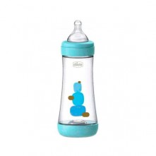 Mamadeira Anticólica Perfect5 Rápido Azul 330ml Chicco