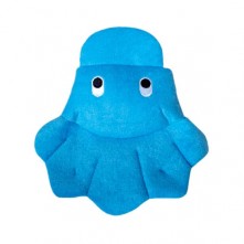 Esponja De Banho Infantil Polvo Azul Clingo