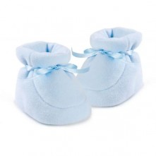 Pantufa azul ceu bebê rn dedeka